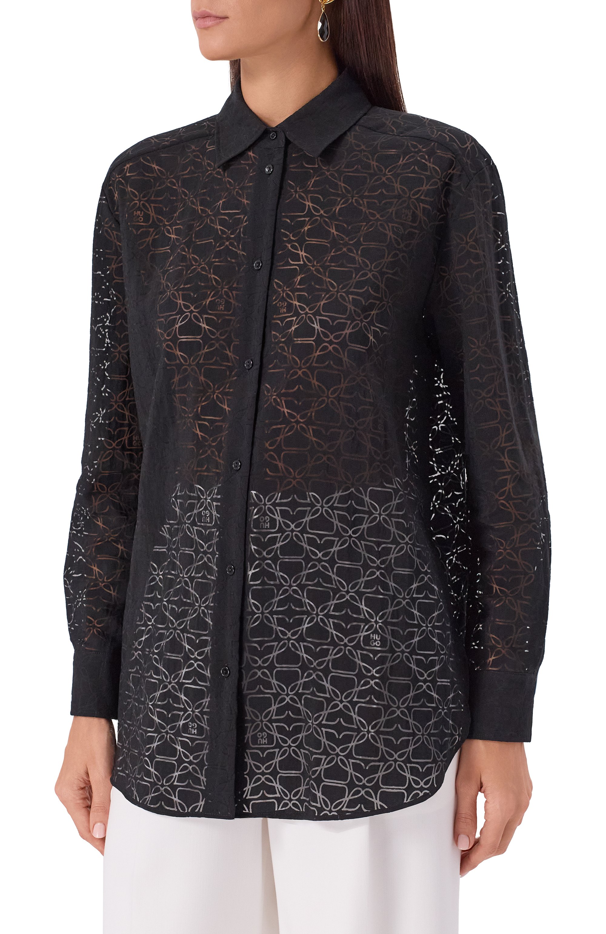 Блузка из вискозы HUGO, арт. 50543366, фото 3