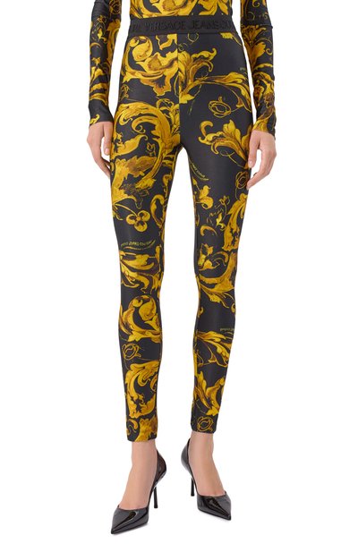 Легинсы VERSACE JEANS COUTURE разноцветного цвета по цене 20750 руб., арт. 79HAC101/JS501, фото 3 Легинсы VERSACE JEANS COUTURE, арт. 79HAC101/JS501, фото 3
