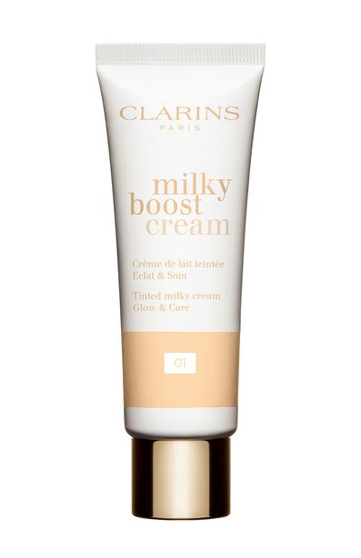 Женское тональный крем с эффектом сияния milky boost cream, 01 (45ml) CLARINS, арт. 80076081