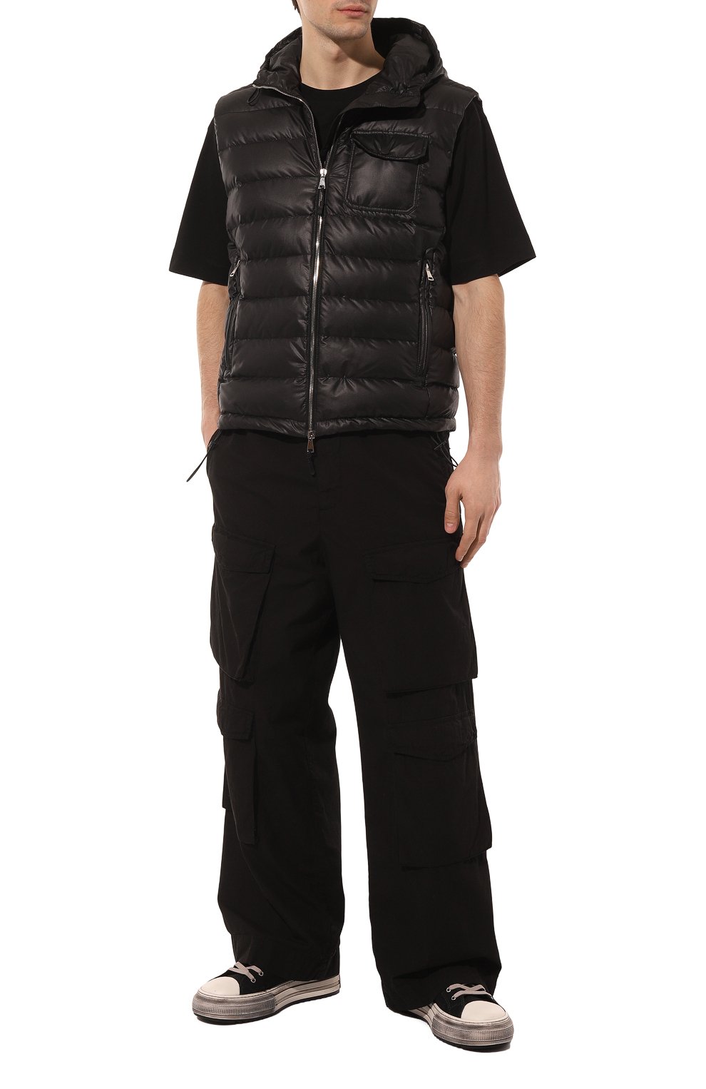 Текстильные кеды berlin DSQUARED2 черного цвета по цене 59950 руб., арт. SNM0293 25406367, фото 2 Текстильные кеды berlin DSQUARED2, арт. SNM0293 25406367, фото 2