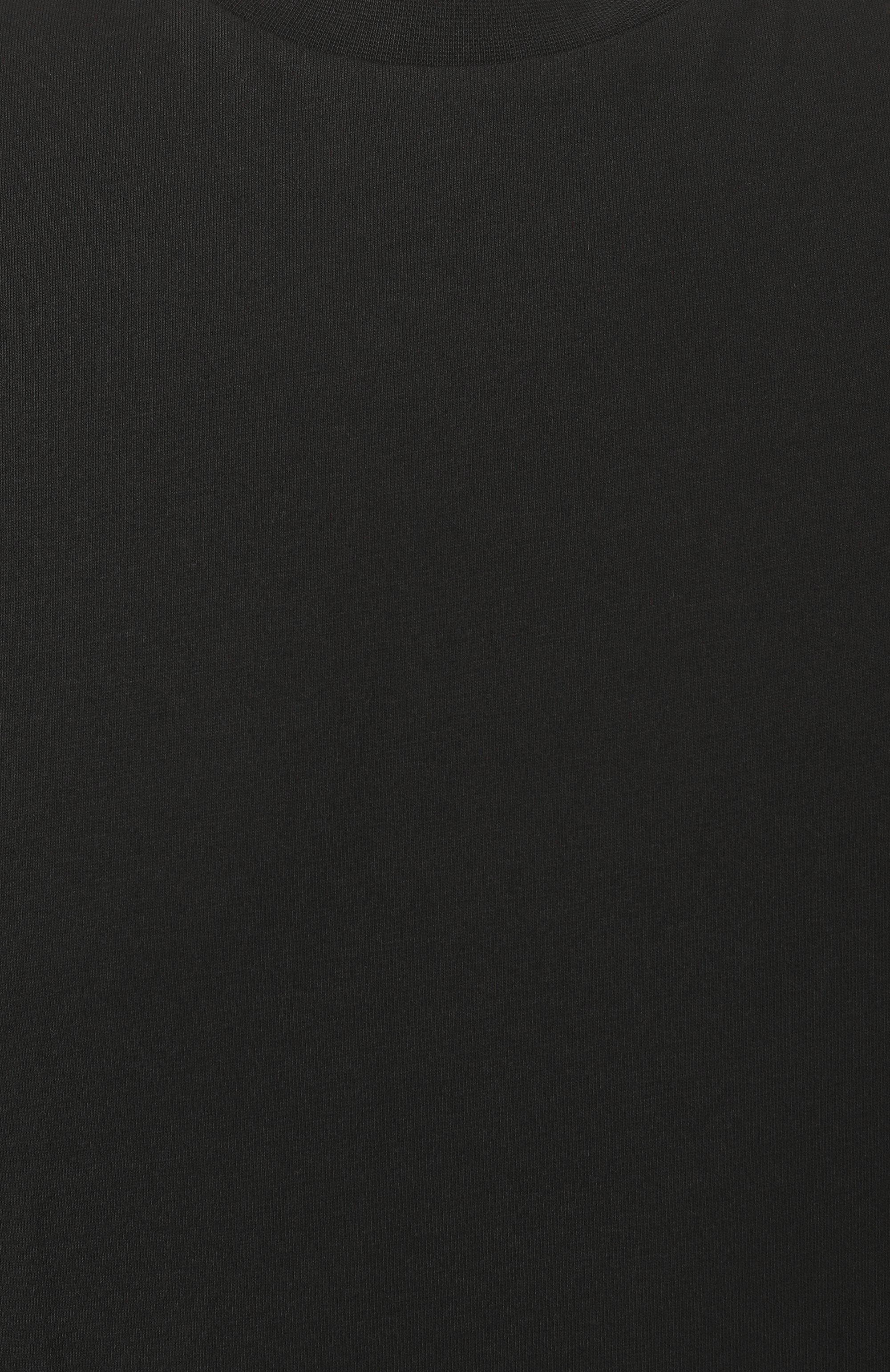 Хлопковая футболка EMPORIO ARMANI черного цвета по цене 9505 руб., арт. EM000574/AF12333, фото 6 Хлопковая футболка EMPORIO ARMANI, арт. EM000574/AF12333, фото 6