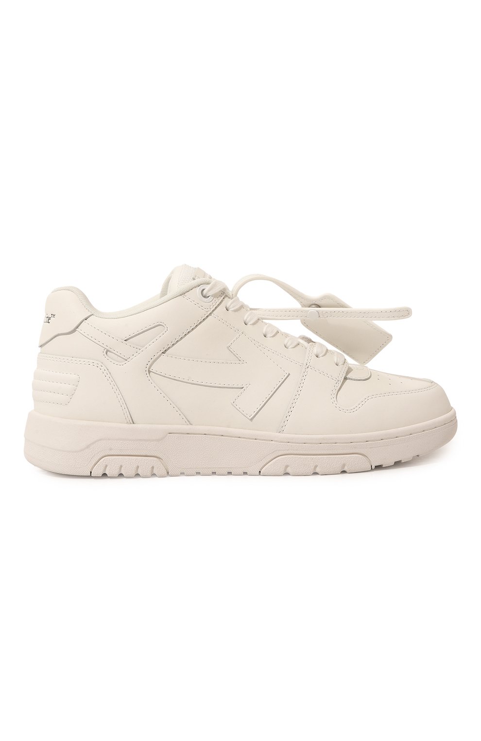 Кожаные кеды out of office OFF-WHITE, арт. 0MIA189C99LEA009, фото 6