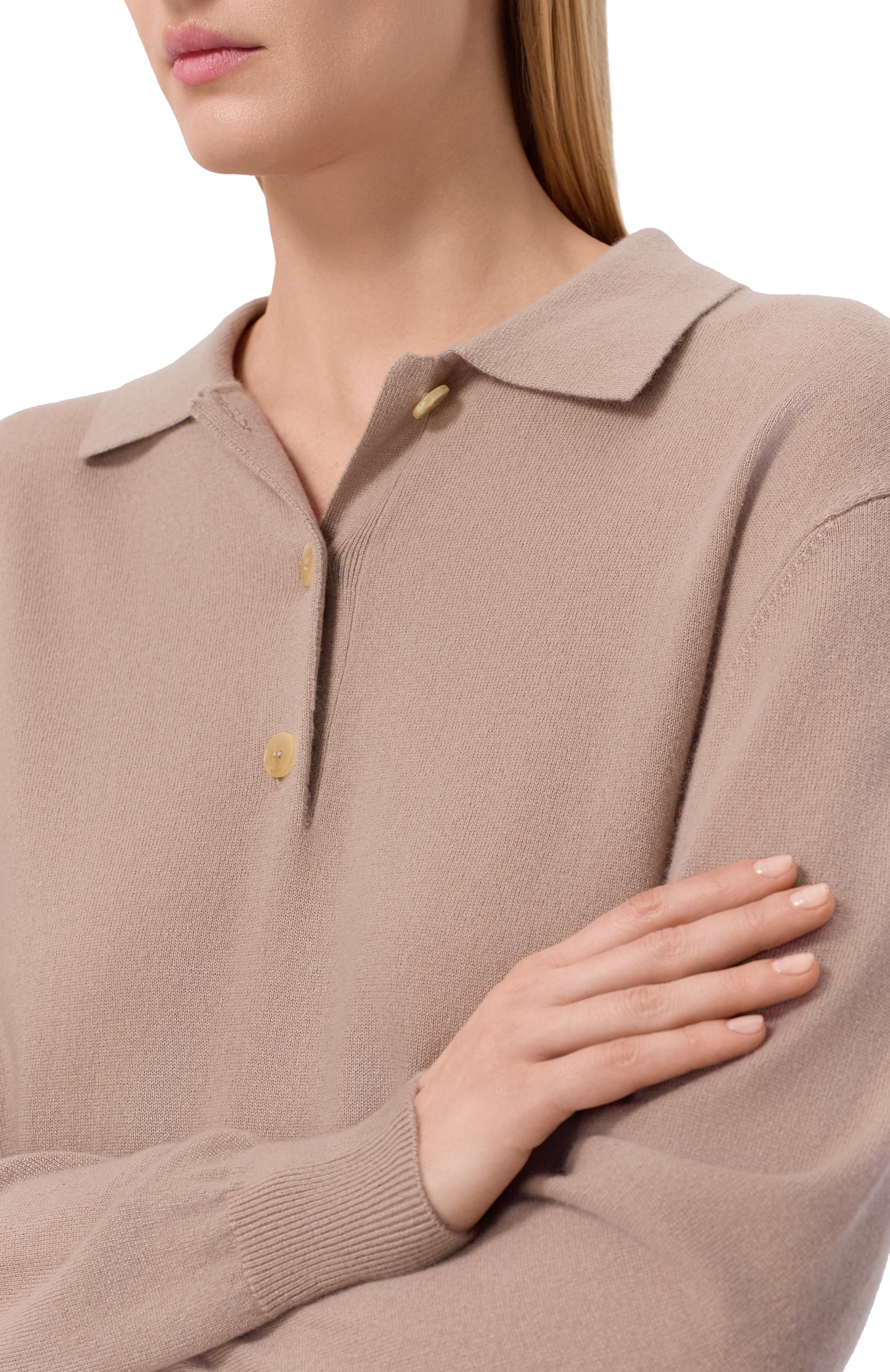 Кашемировое поло ARCH4, арт. KNJP25101C, фото 5