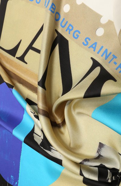 Шелковый платок LANVIN бежевого цвета по цене 35850 руб., арт. 6L9090/SQ026, фото 2 Шелковый платок LANVIN, арт. 6L9090/SQ026, фото 2