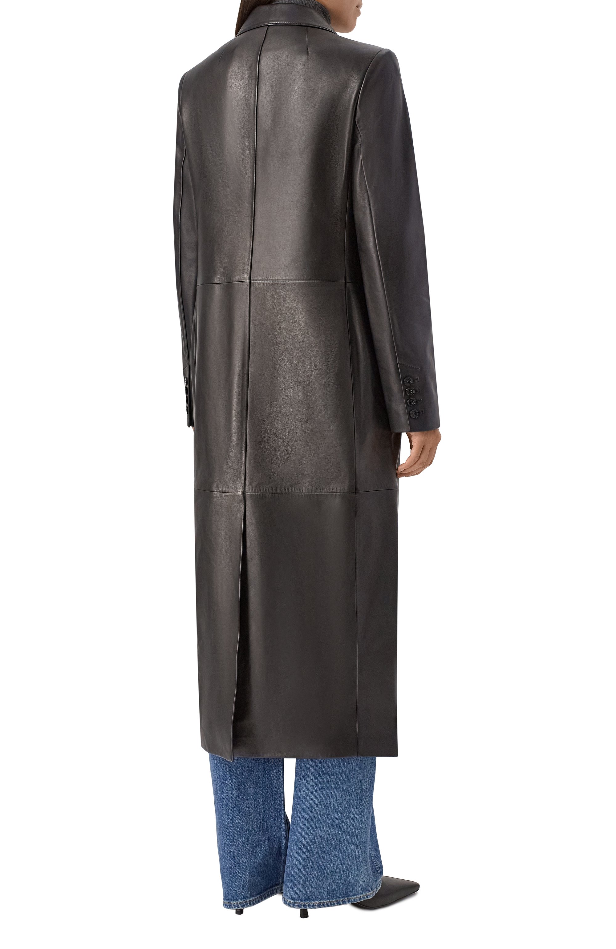 Кожаное пальто 12 STOREEZ, арт. 121969, фото 4