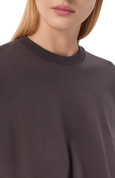 Хлопковый топ DARKPARK коричневого цвета по цене 22950 руб., арт. WJE16/JER01, фото 5 Хлопковый топ DARKPARK, арт. WJE16/JER01, фото 5