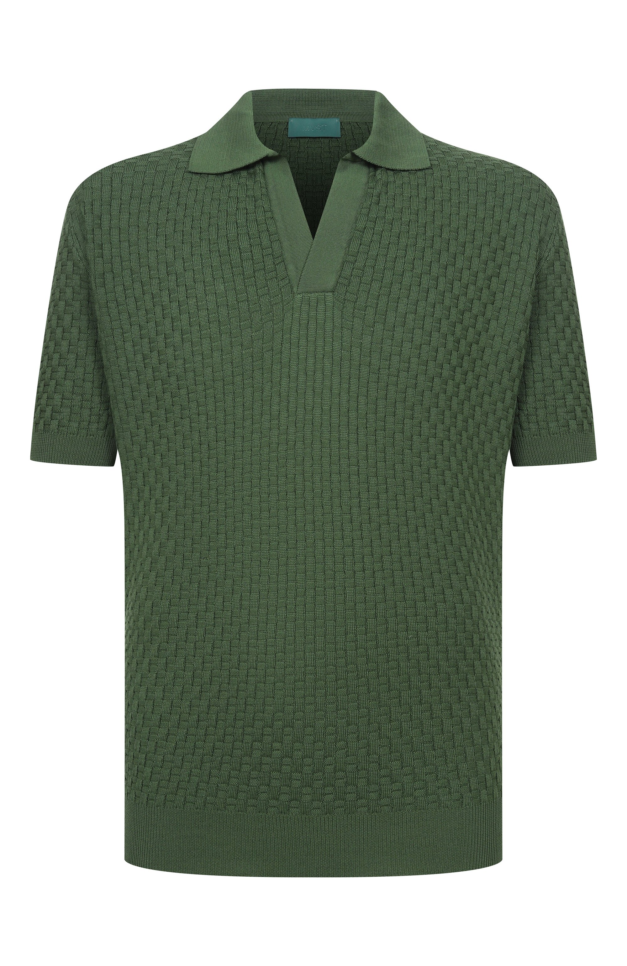 Поло из шелка и хлопка MVST, арт. M26.2PM.K032/Y104 CANESTR0, фото 1