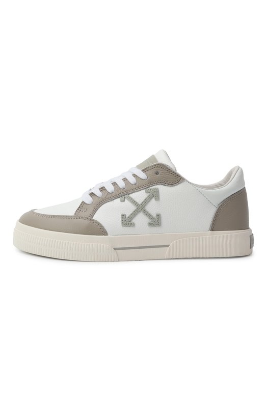 Кожаные кеды New Low Vulcanized Off-White 0WIA288S25LEA0010153 Бежевый  0WIA288S25LEA0010153 Фото 4
