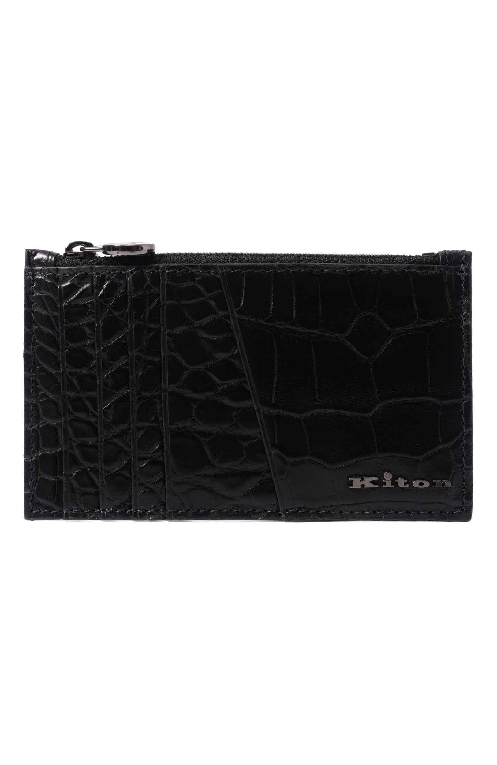 Футляр для кредитных карт из кожи аллигатора KITON, арт. UPEA009N01243, фото 1