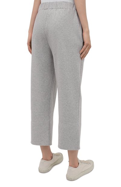 Хлопковые брюки VIKA 2.0 серого цвета по цене 16150 руб., арт. SP-1708, фото 4 Хлопковые брюки VIKA 2.0, арт. SP-1708, фото 4