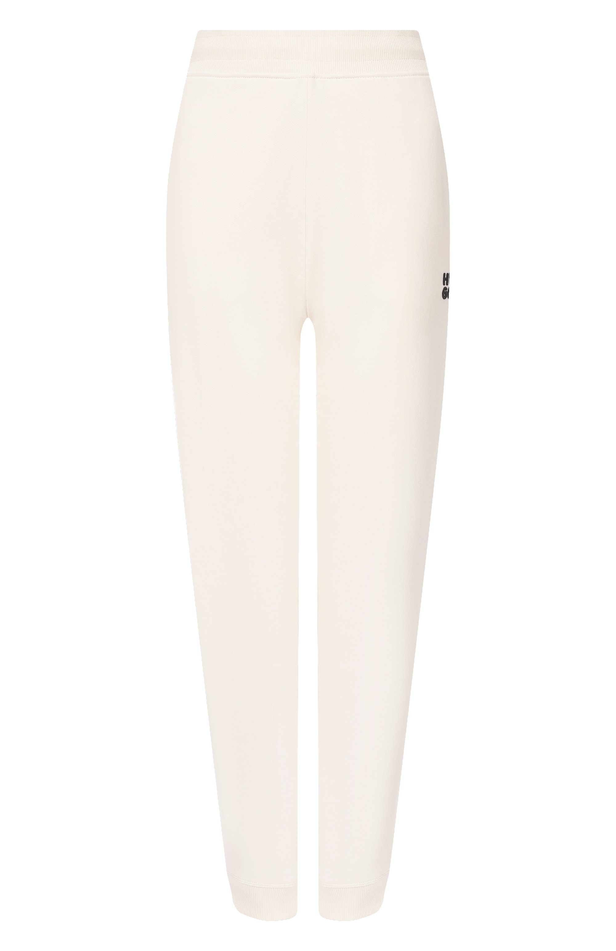 Хлопковые джоггеры HUGO кремового цвета по цене 13700 руб., арт. 50522417, фото 1 Хлопковые джоггеры HUGO, арт. 50522417, фото 1