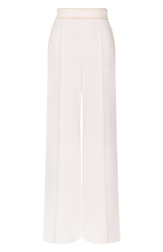 Брюки из вискозы Elie Saab P0146EF25CD020 Белый P0146EF25CD020