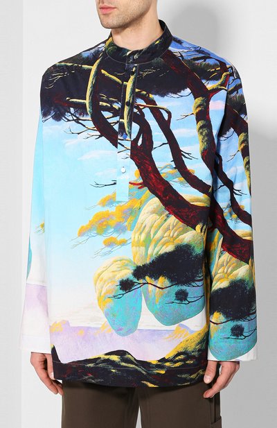 Хлопковая рубашка VALENTINO, арт. TV0ABE3065M, фото 3