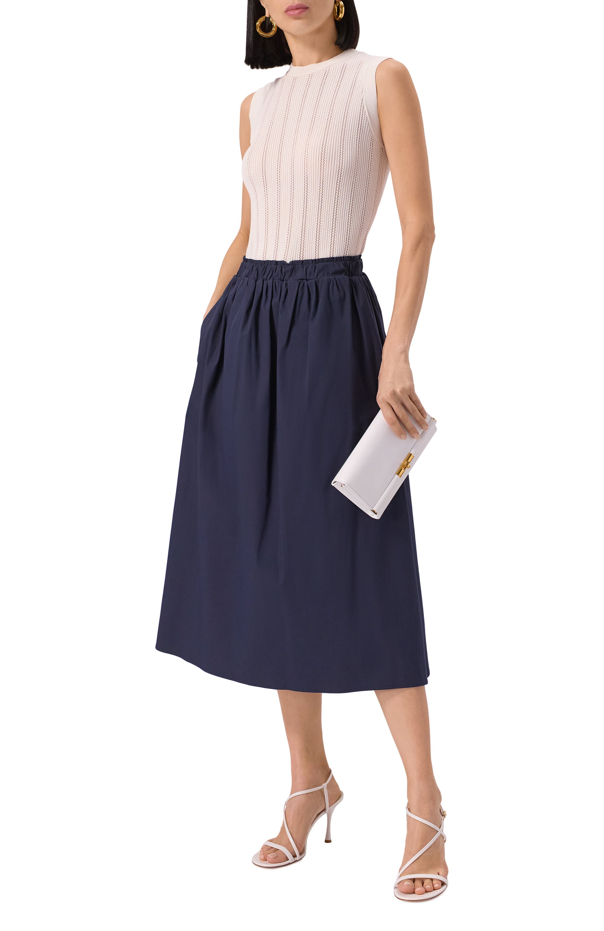 Топ из хлопка и шелка AGNONA, арт. KV09030/8Q140M, фото 2