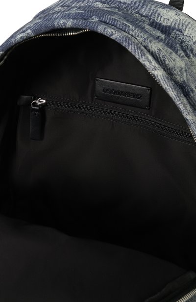 Рюкзак d2 monogram DSQUARED2 синего цвета по цене 66550 руб., арт. BPM0135/11709064, фото 4 Рюкзак d2 monogram DSQUARED2, арт. BPM0135/11709064, фото 4