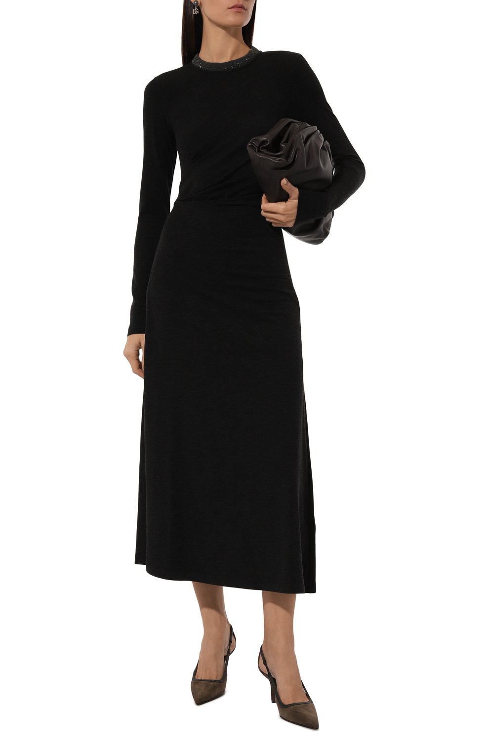 Шерстяное платье BRUNELLO CUCINELLI, арт. MPR25AHR33, фото 2