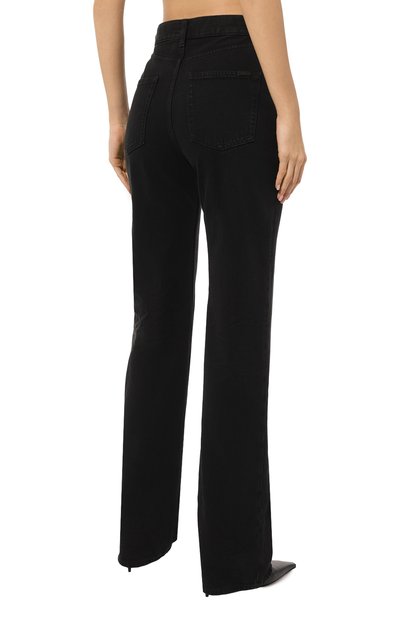 Джинсы SAINT LAURENT черного цвета по цене 110000 руб., арт. 771399/Y16PF, фото 4 Джинсы SAINT LAURENT, арт. 771399/Y16PF, фото 4