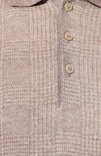 Поло изо льна и хлопка GRAN SASSO, арт. 57118/18644, фото 5