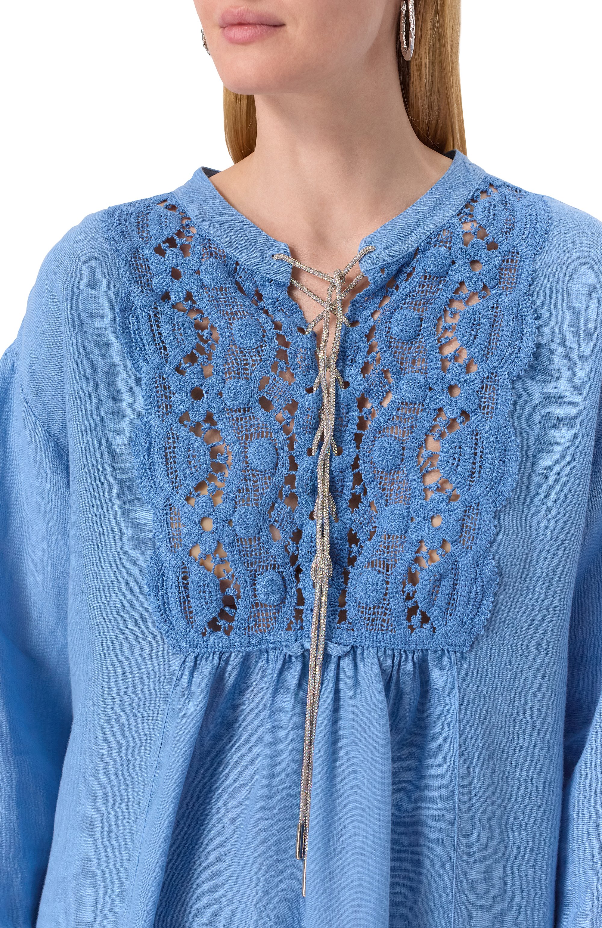 Льняное платье 120% LINO, арт. 32ALIW4PIH/0000115, фото 5