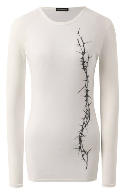 Женская хлопковый лонгслив ANN DEMEULEMEESTER, арт. 2402-W-JTS12-35-FA434-002