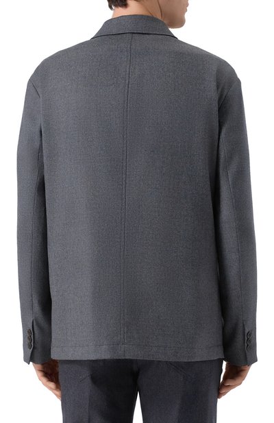 Шерстяная куртка EMPORIO ARMANI темно-серого цвета по цене 85950 руб., арт. EM003296/AF18507, фото 4 Шерстяная куртка EMPORIO ARMANI, арт. EM003296/AF18507, фото 4