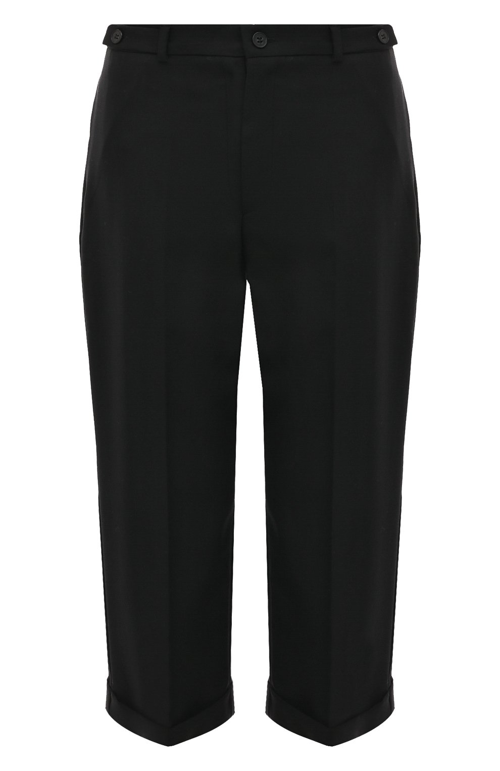 Шерстяные кюлоты PERVERT черного цвета по цене 31500 руб., арт. PE23/PA09/60-08, фото 1 Шерстяные кюлоты PERVERT, арт. PE23/PA09/60-08, фото 1