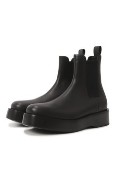 Мужские кожаные челси torino BOTTEGA VENETA черного цвета, арт. 810479 V4QK0 | Фото 1 (Материал внешний: Натуральная кожа; Подошва: Массивная; Каблук высота: Высокий; Материал утеплителя: Без утеплителя; Мужское Кросс-КТ: Челси-обувь)