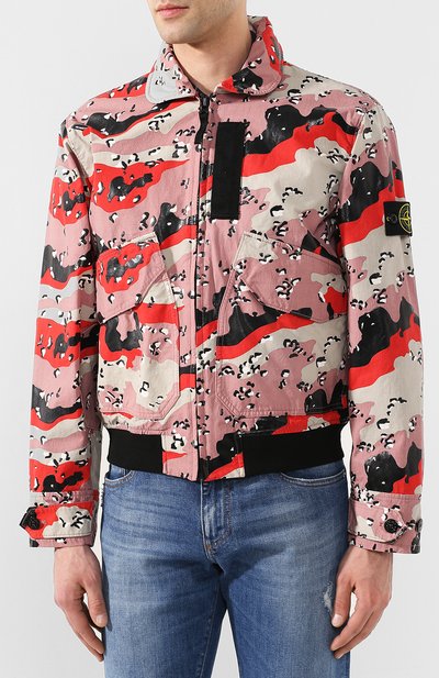 Хлопковый бомбер STONE ISLAND, арт. 7215445E3, фото 3