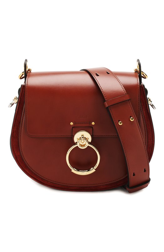 Сумка Tess large Chloé CHC18WS152A37 Коричневый  CHC18WS152A37 Фото 7