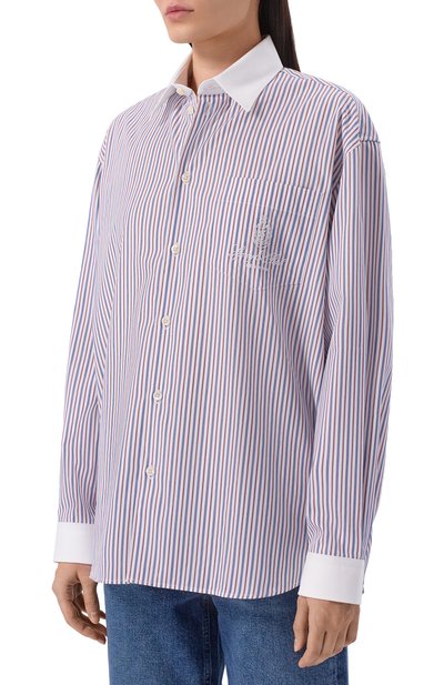 Хлопковая рубашка SPORTY AND RICH, арт. SI011508302ST233, фото 3