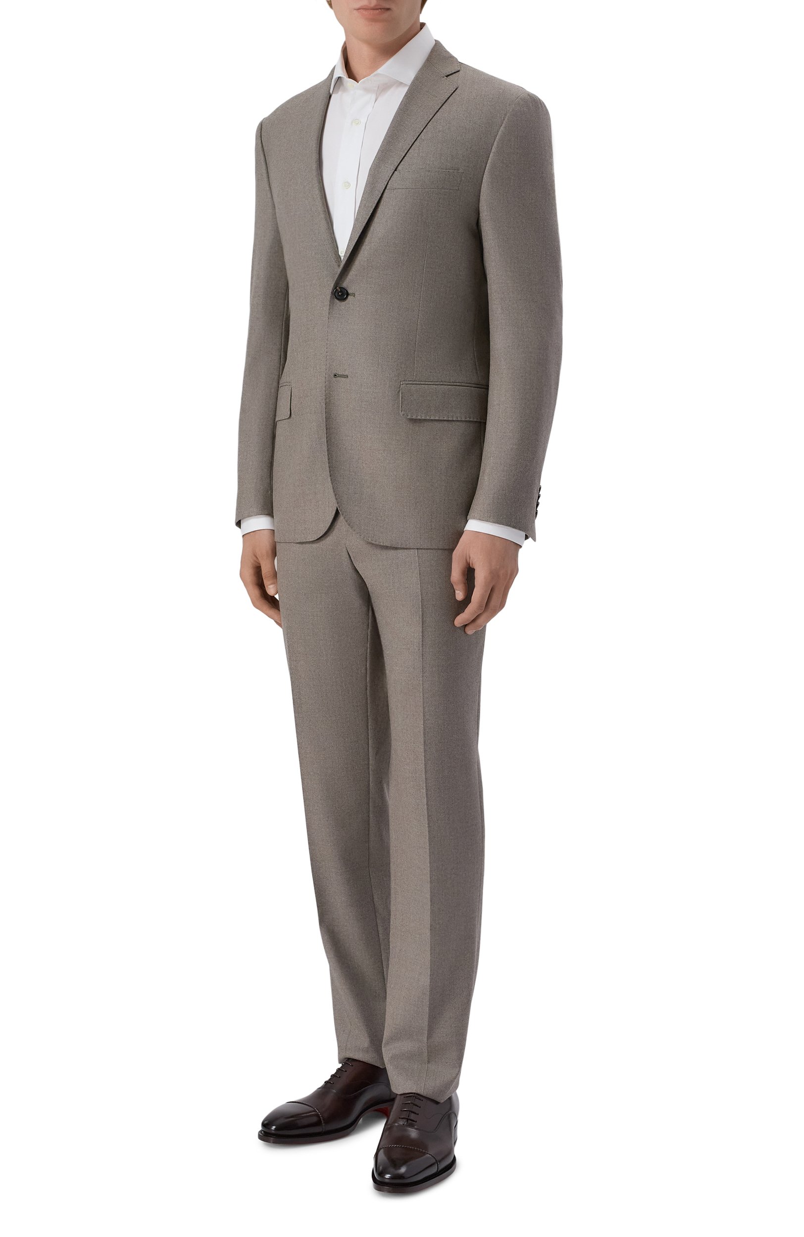 Шерстяной костюм CORNELIANI бежевого цвета по цене 173000 руб., арт. 286005/2A18111_SET, фото 1 Шерстяной костюм CORNELIANI, арт. 286005/2A18111_SET, фото 1