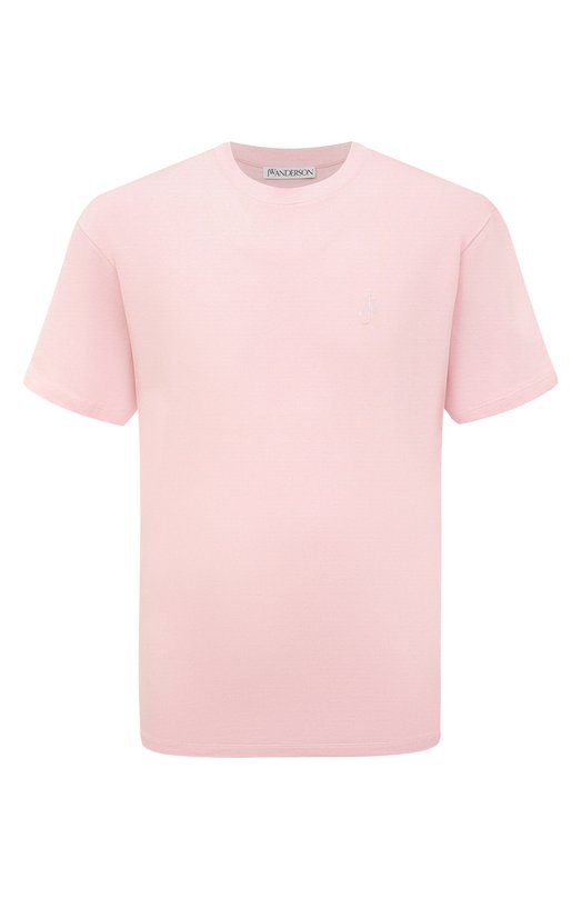 

Хлопковая футболка JW Anderson, Розовый