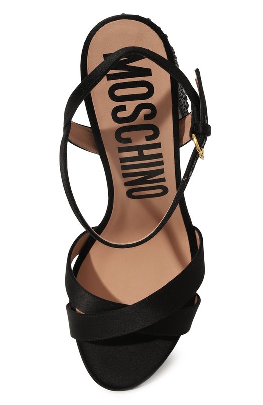 фото Текстильные босоножки moschino