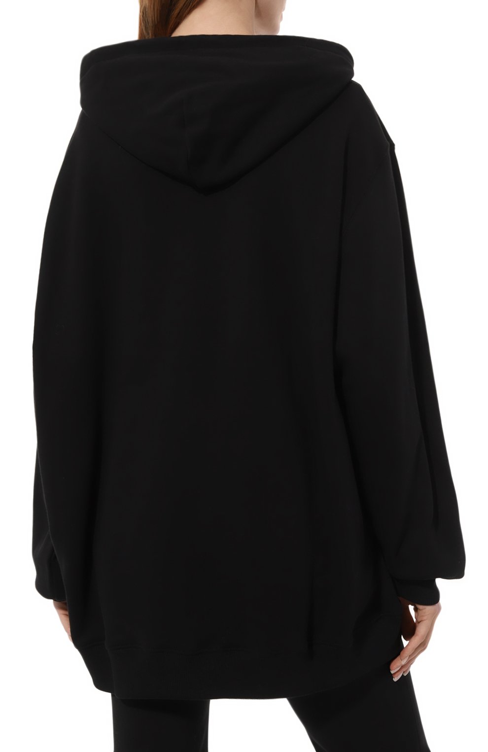 Хлопковое худи MSGM черного цвета по цене 29450 руб., арт. 3541MDM155/237799, фото 4 Хлопковое худи MSGM, арт. 3541MDM155/237799, фото 4