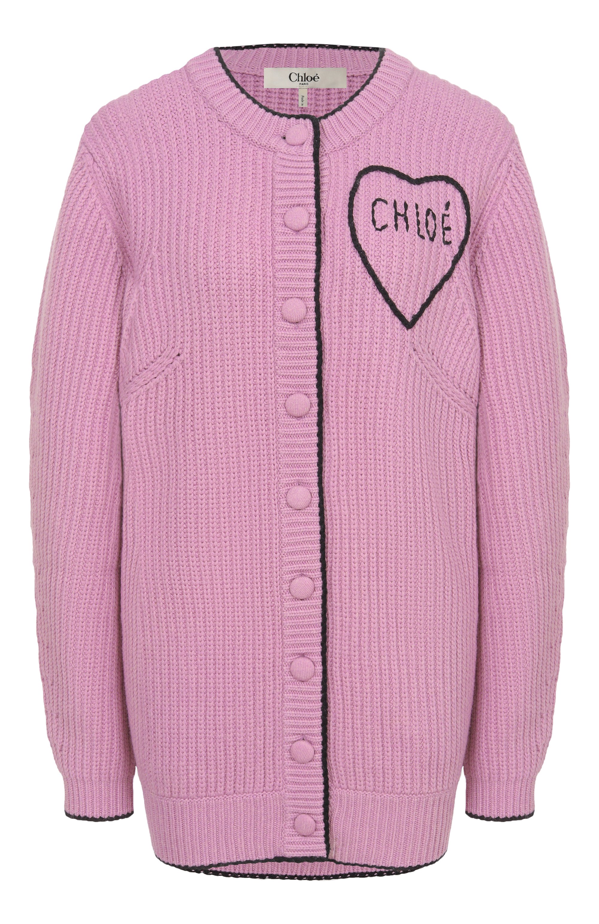 Ка рдиган из шерсти и кашемира CHLOÉ, арт. CH26SMC06710, фото 1