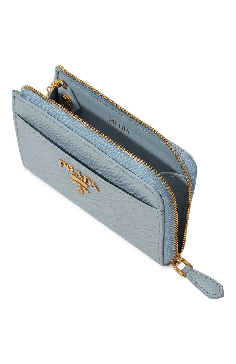 Кожаная ключница PRADA голубого цвета по цене 53000 руб., арт. 1PP122-QWA-F0076, фото 3 Кожаная ключница PRADA, арт. 1PP122-QWA-F0076, фото 3