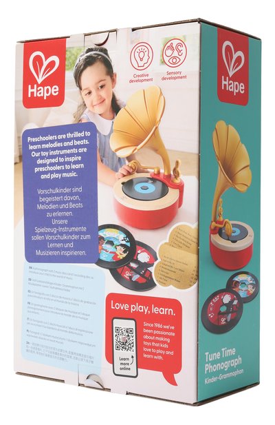 Музыкальная игрушка граммофон HAPE, арт. E0641_HP, фото 2
