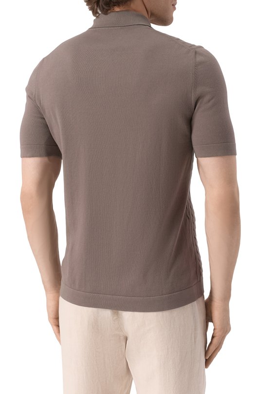 Хлопковая рубашка Gran Sasso 57173/18167 Бежевый  57173/18167 Фото 4