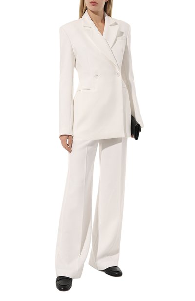 Брюки из вискозы ELLYME белого цвета по цене 22500 руб., арт. 19002, фото 2 Брюки из вискозы ELLYME, арт. 19002, фото 2