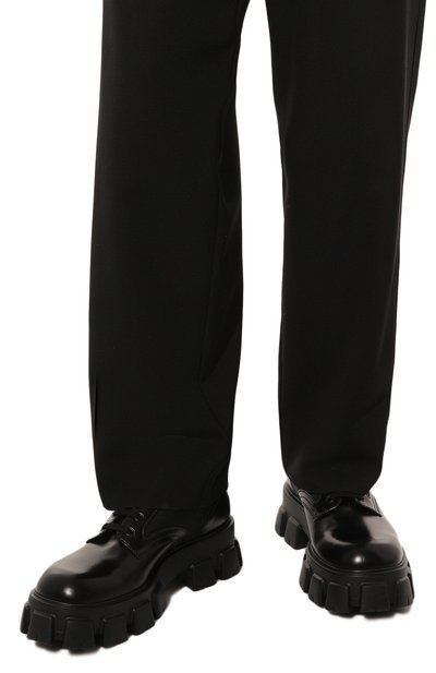 Кожаные дерби monolith PRADA, арт. 2EE342-3LFR-F0002, фото 3