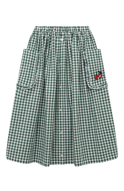 Хлопковая юбка SONIA RYKIEL ENFANT, арт. 22S1SK03, фото 1
