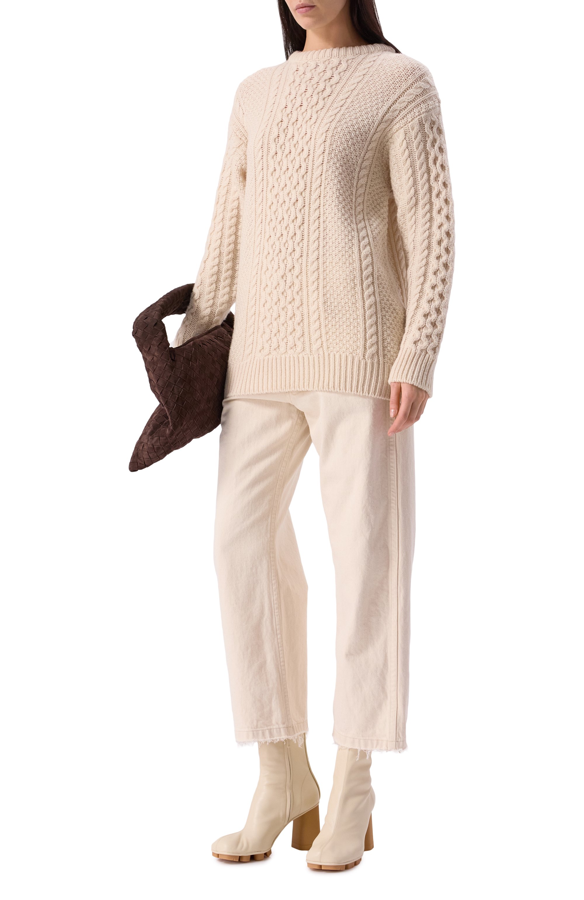 Кожаные ботильоны shore BOTTEGA VENETA, арт. 796507 V4PS0, фото 2