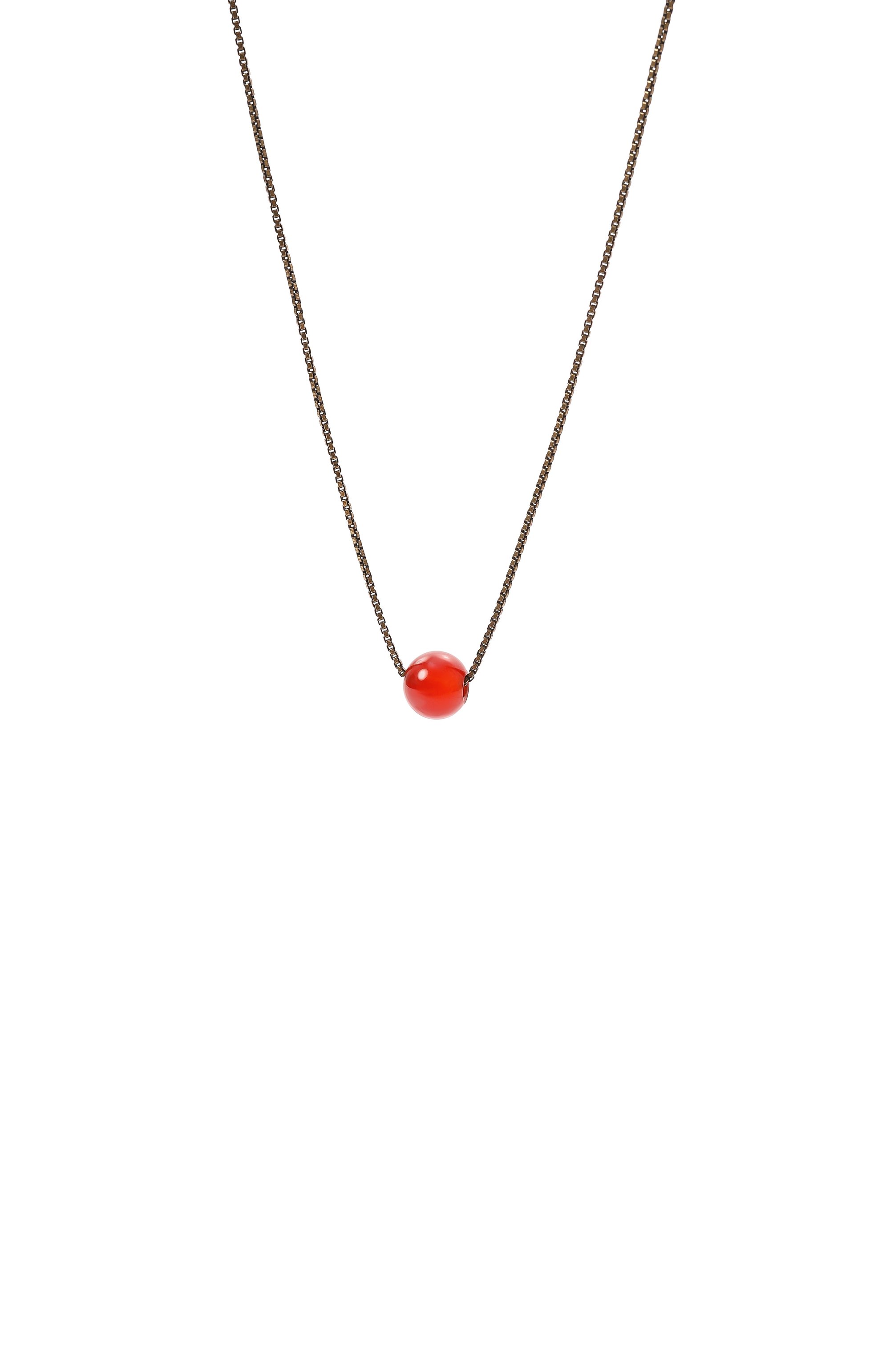 Кулон на цепочке DRIES VAN NOTEN, арт. 242-028218-092/G0LD/AGATE, фото 3