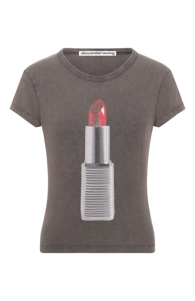 Женская хлопковая футболка ALEXANDER WANG, арт. 1CC2261295