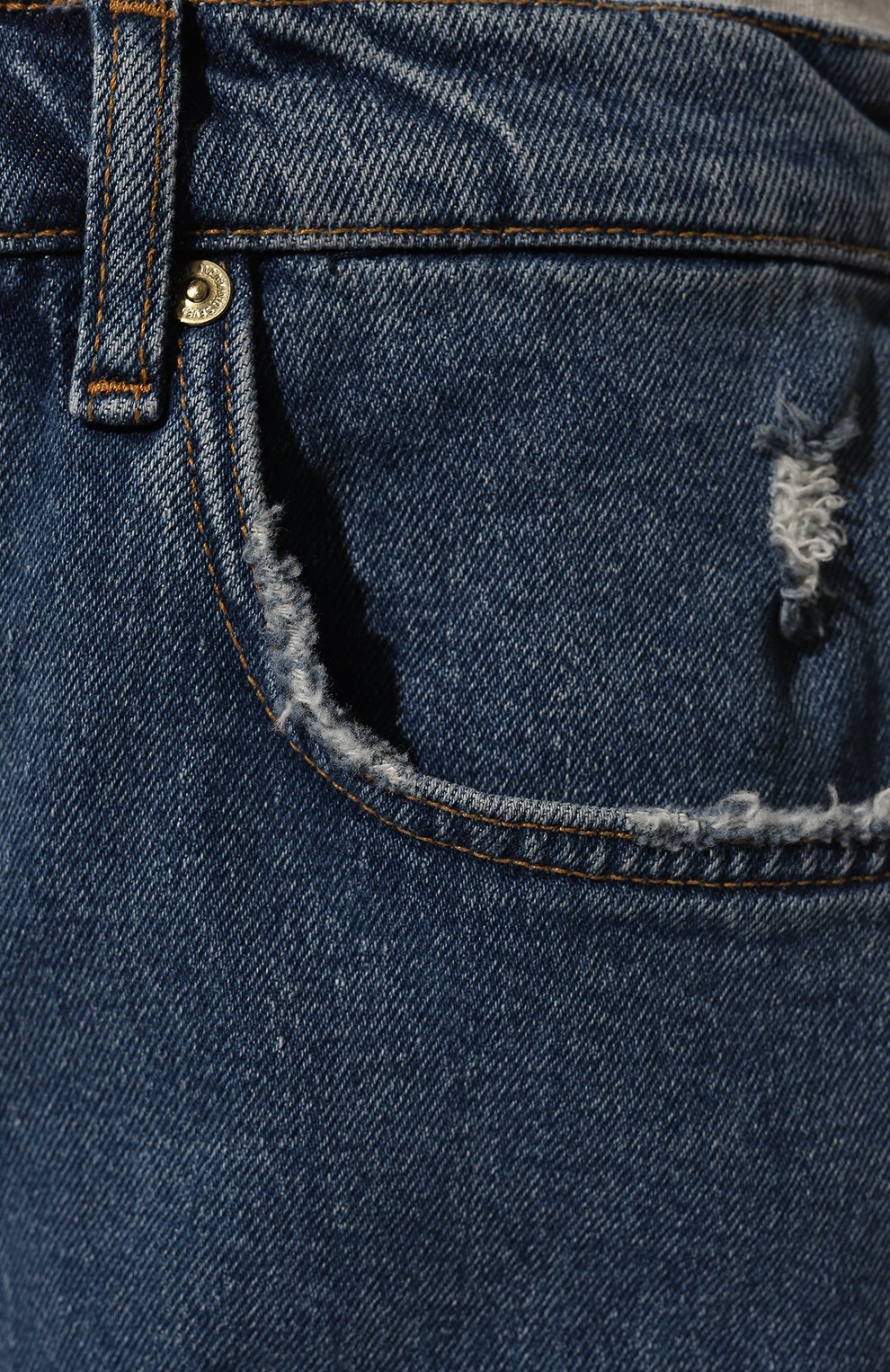 Джинсовые шорты 7 FOR ALL MANKIND синего цвета по цене 18100 руб., арт. JSASC100BL, фото 5 Джинсовые шорты 7 FOR ALL MANKIND, арт. JSASC100BL, фото 5