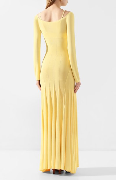 Платье из вискозы JACQUEMUS, арт. 201KN06/52210, фото 4