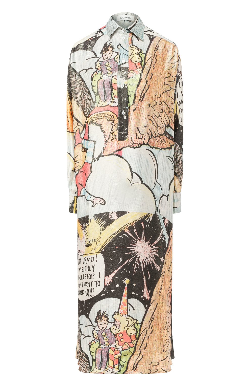 Платье из шелка и шерсти LANVIN, арт. RW-DR372I-4490-E20, фото 1