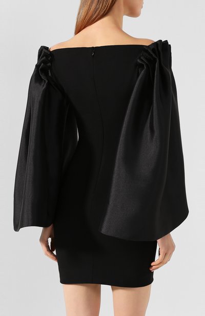 Мини-платье SOLACE LONDON черного цвета по цене 32850 руб., арт. 0S25090, фото 4 Мини-платье SOLACE LONDON, арт. 0S25090, фото 4
