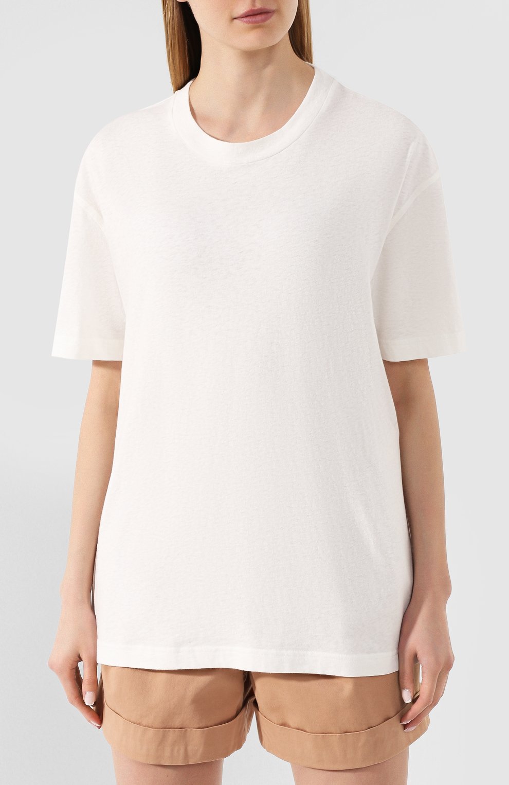 Хлопковая футболка ACNE STUDIOS, арт. AL0119/W, фото 3