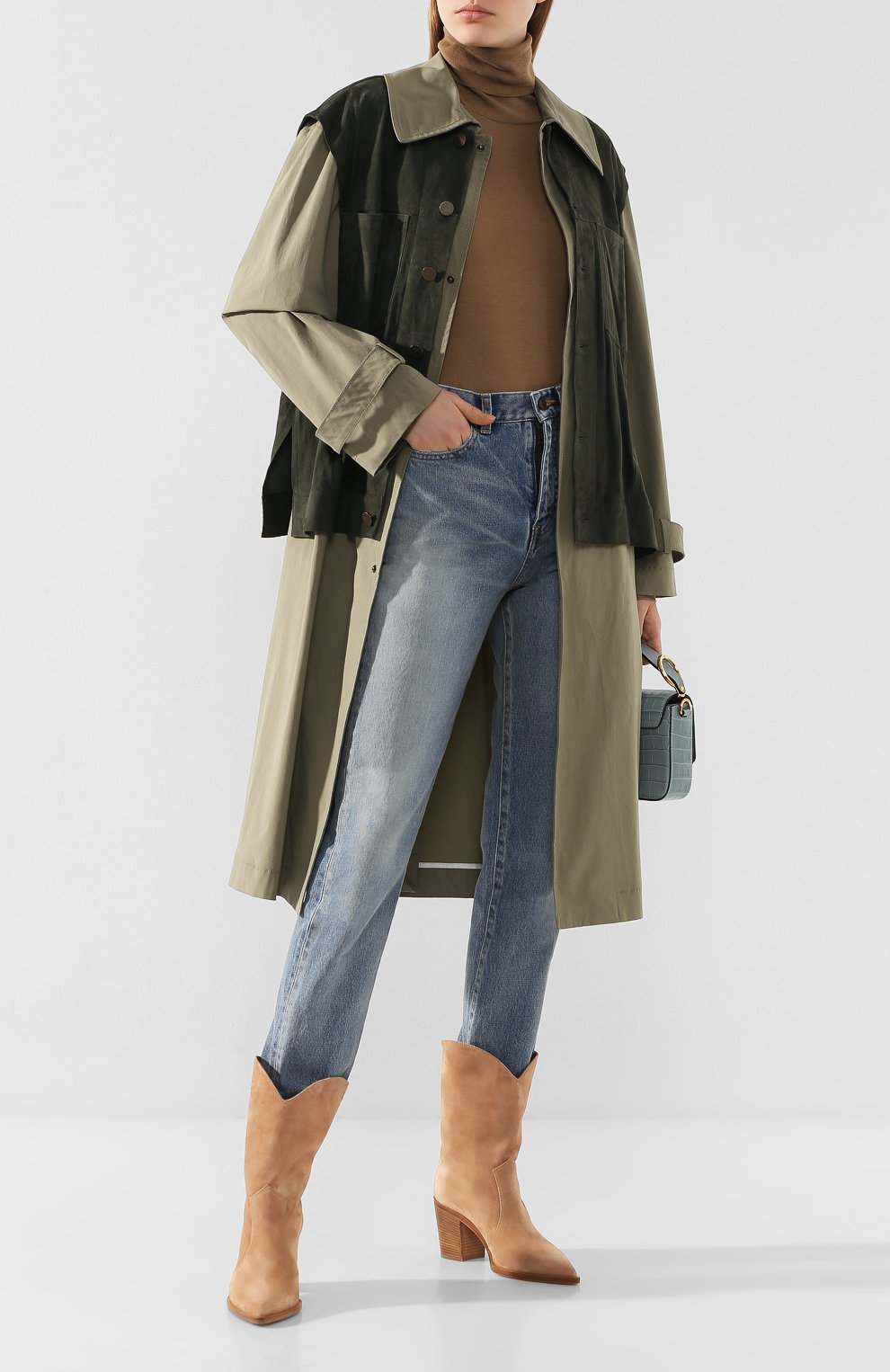 Замшевое пальто ERIKA CAVALLINI, арт. P0/P/P0SW01, фото 2